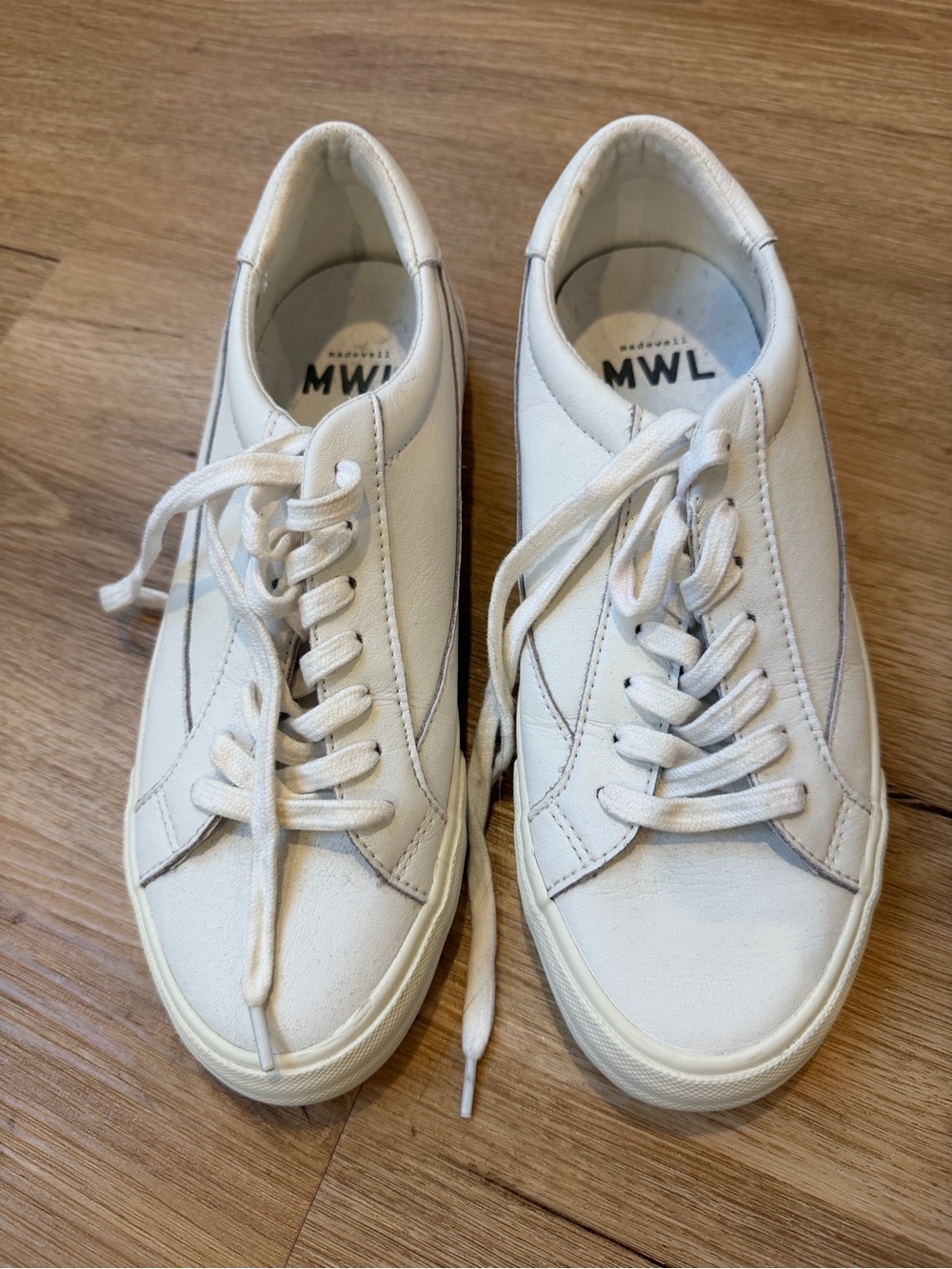 Madewell White Low-Top Sneakers - Picture 3 of 5